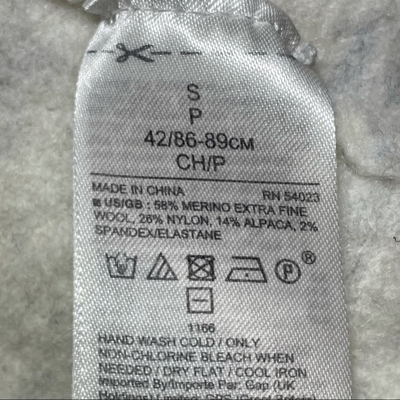 Banana Republic Sweater Womens Small Wool V Neck Long Sleeve Speckled - Picture 8 of 8